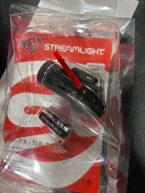 Photo 1 of Streamlight 69404 TLR-7 X sub 500-Lumen Tactical Weapon Light Designed Exclusively and Solely for Railed Springfield Armory Hellcat Subcompact Handguns, Includes Mounting Kit and Keys, Black