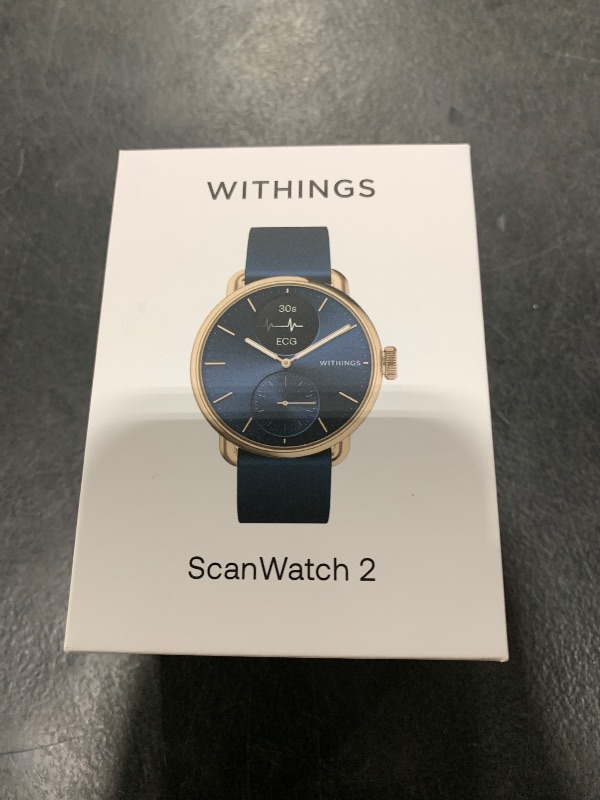 Photo 1 of Withings ScanWatch 2 - Hybrid Smart Watch, Heart Rate Monitoring, Fitness Tracker, Cycle Tracker, Sleep Monitoring, GPS Tracker, 30-Day Battery Life, Android & Apple Compatible, HSA/FSA