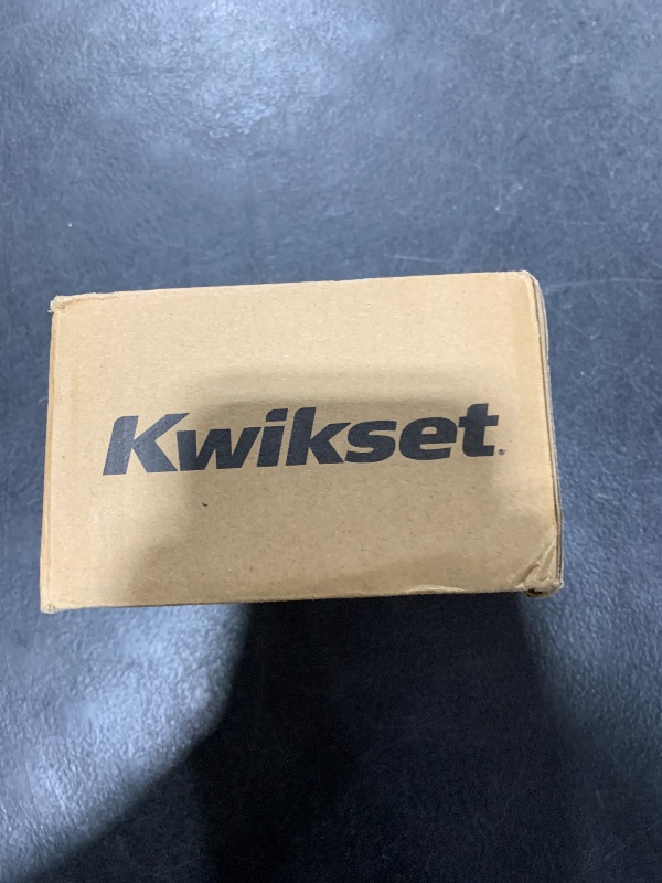 Photo 1 of Kwikset 660 Contemporary Deadbolt Deadbolt Lock, Matte Black Square Exterior Keyed Front Entry Door, Pick Resistant SmartKey Rekey Security, Single Cylinder Dead Bolt