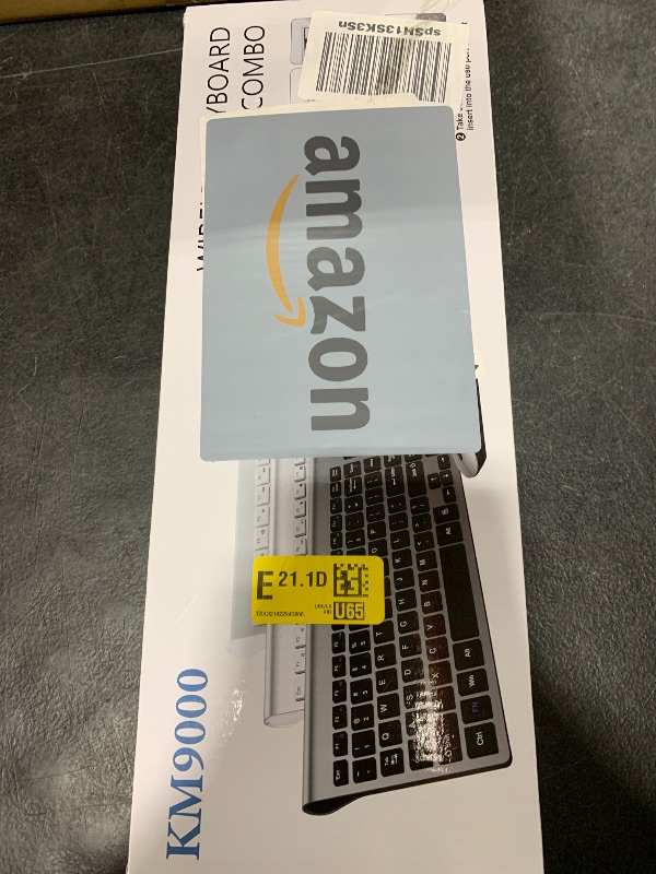 Photo 1 of Wireless Keyboard and Mouse Ultra Slim Combo, TopMate 2.4G Silent Compact USB 2400DPI Mouse and Scissor Switch Keyboard Set with Cover, 2 AA & 2 AAA Batteries,for PC/Laptop/Windows/Mac-Rose Gold Black