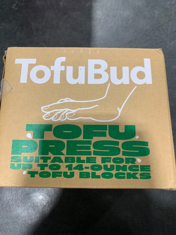 Photo 1 of TofuBud Tofu Press - Presser for Firm or Extra Firm Tofu - Dishwasher Safe with Water Drainer - Made from Durable Sustainable Materials - Perfect for Vegan Cooking - Healthy Recipes Cookbook Included