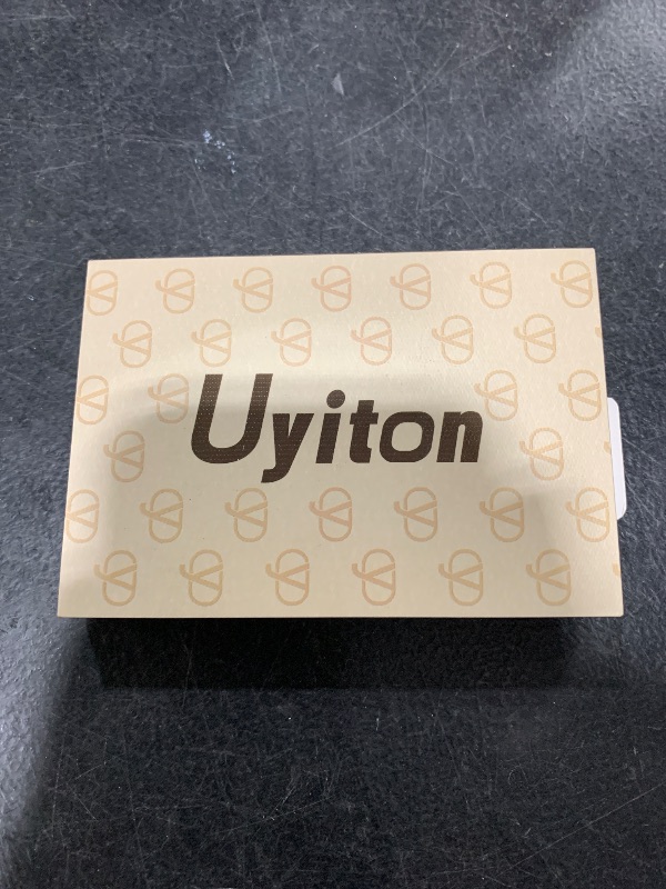 Photo 1 of Uyiton Compatible with iPhone 16 Pro/iPhone 16 Pro Max Camera Lens Protector - [Not Easy to Break][Strong Adsorption][Case-Friendly] Metal Tempered Glass Rear Camera Screen Cover - Black Titanium