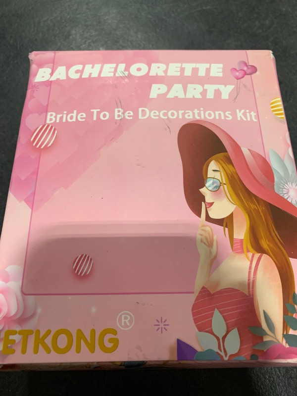 Photo 1 of JETKONG 3 Pcs Bachelorette Party Decorations Bridal Shower Crown, Bride to Be Sash&Veil for Women Bachelorette Party Gifts, Bachelorette Party Supplies, Gifts, Favors (Rose Gold)