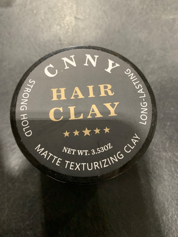 Photo 1 of CNNY Men's Hair Styling Clay 3.53 oz, Firm Hold, Matte Finish, Hair Clay with Natural Ingredients, Add Volume & Texture, Premium Men’s Hair Type
