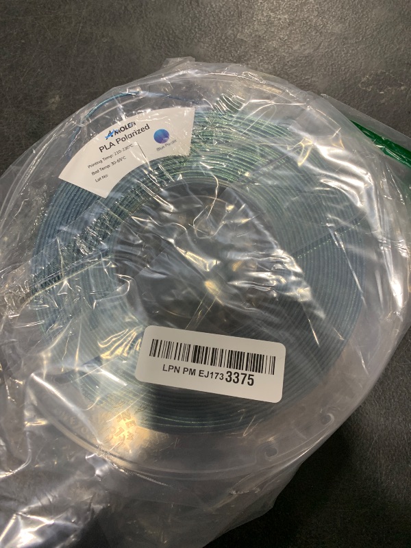 Photo 1 of AMOLEN PLA 3D Printer Filament,PLA Filament 1.75mm Shiny Filament Color Change Purple Blue,3D Printing Filament 1KG/2.2lb