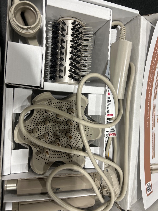 Photo 1 of Shark HD435 FlexStyle Air Styling & Drying System, Powerful Hair Blow Dryer & Multi-Styler with Auto-Wrap Curlers, Curl-Defining Diffuser, Oval Brush, & Concentrator Attachment, Stone