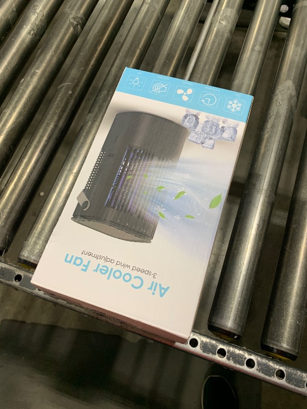 Photo 1 of Portable Air Conditioners, 4-in-1 Mini Air Conditioner, Small Air Conditioner with 1000ml Water Tank, 3 Speeds, Adjustable Wind Direction, 7 Color Lights, Suitable for Offices, Bedrooms, Camping