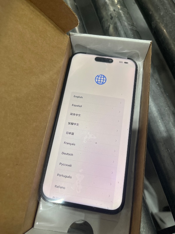 Photo 1 of Apple iPhone 15 Pro Max, 256GB, Black Titanium - CARRIER LOCKED