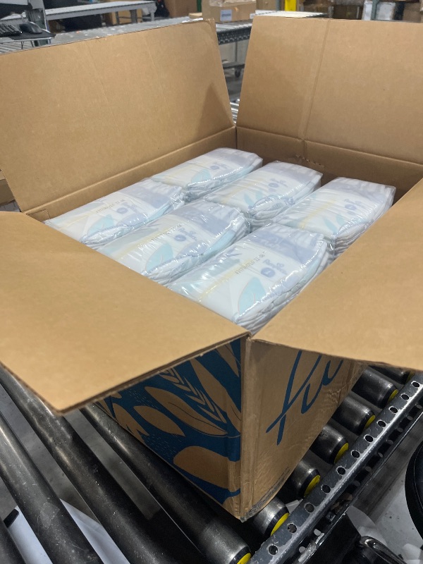 Photo 1 of Pampers Pure Protection Baby Diapers, Size 1 (8-14 lbs), 198 Count, Up to 100% Leakproof, Premium Plant-Based Skin Protection, Hypoallergenic Soft Diapers
