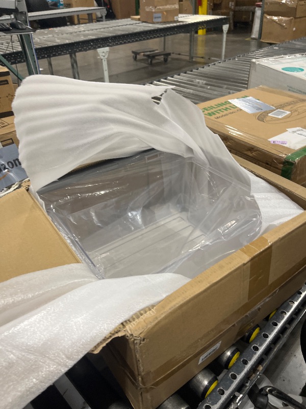 Photo 1 of UPGRADED W11162443 Refrigerator Crisper Drawer Compatible with Whirlpool Crisper Drawer W11046494 Maytag Crisper Drawer Replacement WRS315SDHZ WRS321SDHZ WRS325SDHZ WRS315SDHM MSS25N4MKZ Upper Drawer