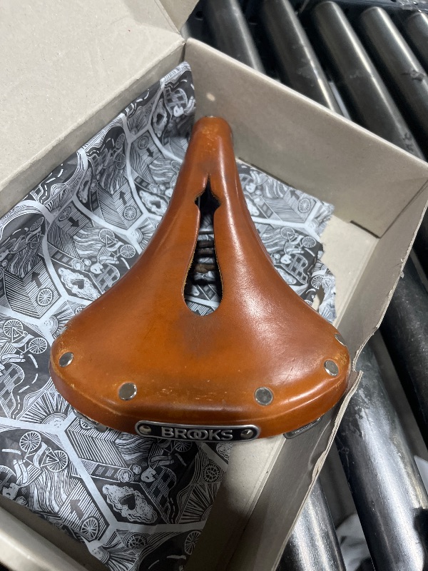 Photo 1 of Brooks England B17 Carved, Iconic Cut-Out Handmade Leather Bike Saddle, Honey, One Size