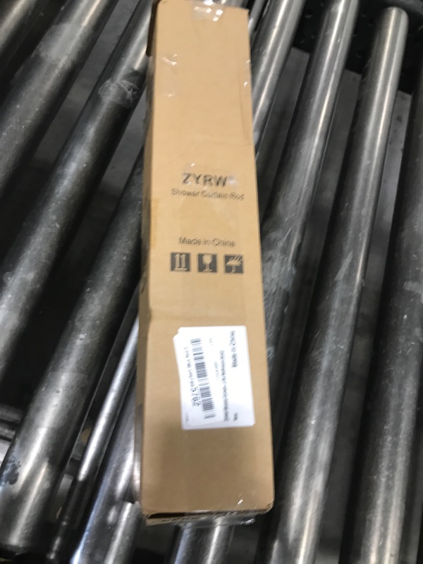Photo 1 of ZYRW Shower Curtain Rod 36-84 Inches (3-7ft) Non Rust Adjustable Shower Rod Spring Tension Non Slip No Drilling Stainless Steel Shower Rods for Bathroom Window