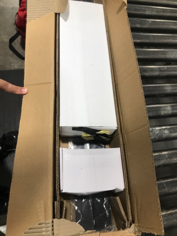 Photo 1 of WINSOON Bifold Door Hardware 48 inch: Bi fold Heavy Duty Bifold Barn Door Hardware Kit - 48" Sliding Track for Max Two 23" Barn Door Panels 44" Openging - Interior Exterior, Doors Not Included