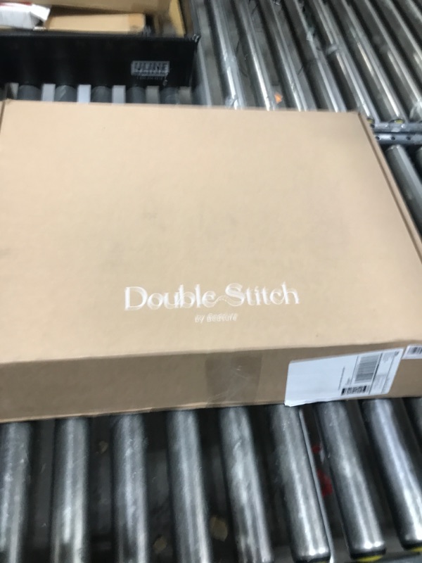 Photo 1 of Double Stitch Down Pillow, 3-Chamber White Bed Pillow for Sleeping, Sourced in America, Made in Canada, Luxury 400 Thread Count 100% Cotton Shell, 700 Fill Power, Soft, Queen, 20" x 30"