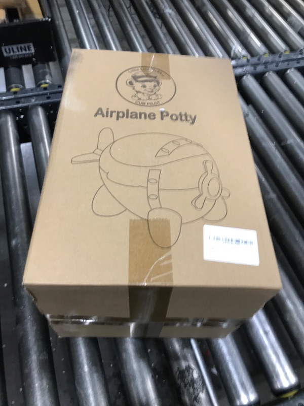 Photo 1 of Little Lion Cubs Airplane. Potty training seat. Features: anti-slip stool, splash guard, soft cushion seat, kids training aid, boys & girls. Toddlers easily step on the toddler potty training toilet.