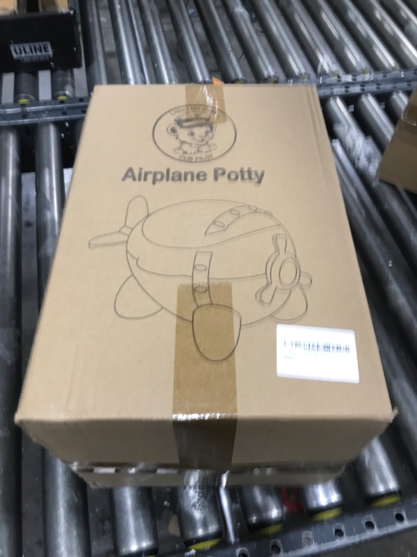 Photo 1 of Little Lion Cubs Airplane. Potty training seat. Features: anti-slip stool, splash guard, soft cushion seat, kids training aid, boys & girls. Toddlers easily step on the toddler potty training toilet.