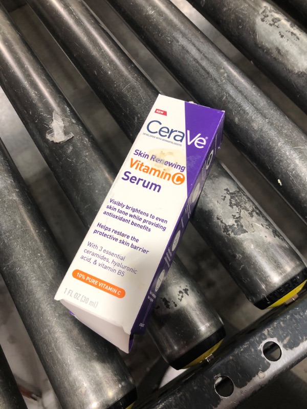 Photo 1 of CeraVe Vitamin C Serum with Hyaluronic Acid, Skin Brightening Serum for Face with 10% Pure Vitamin C, Fragrance Free, 1 Fl. Oz