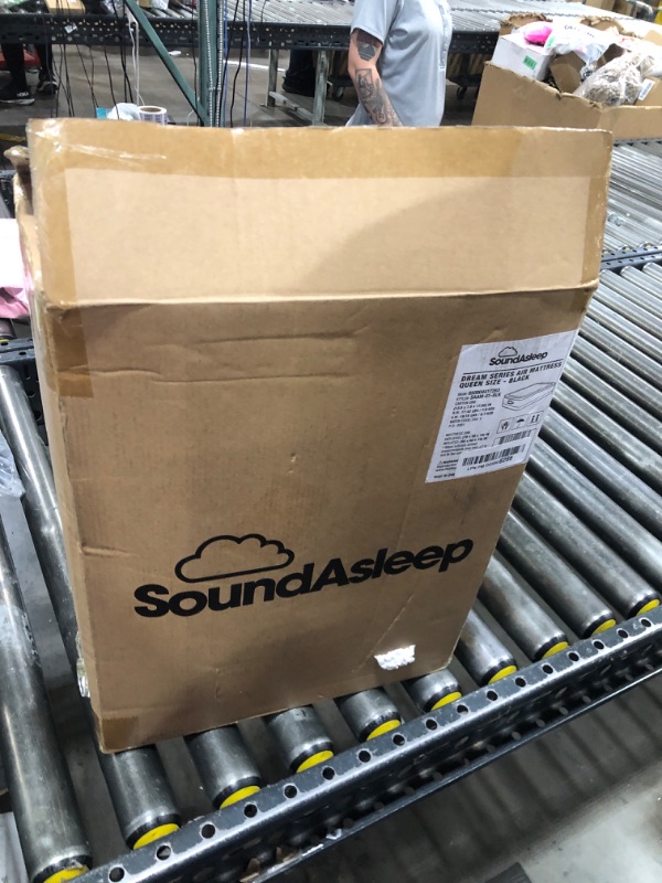 Photo 1 of SoundAsleep Dream Series Luxury Air Mattress with ComfortCoil Technology & Built-in High Capacity Pump for Home & Camping- Double Height, Adjustable, Inflatable Blow Up, Portable - Queen Size