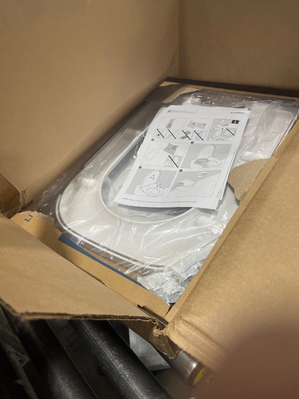 Photo 1 of Duravit 0064610000 Happy D.2 Toilet seat and cover removable, hinges stainless