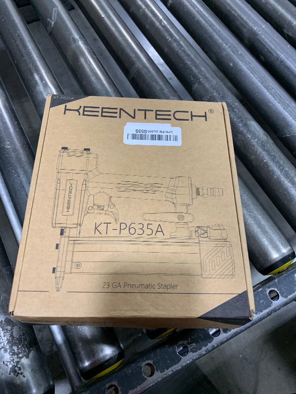 Photo 1 of KEENTECH Pneumatic Pin Nailer 23 Gauge, Pin Nail Gun with 2160pcs 1/2" to 1-3/8" Pin Nails, Headless Air Micro Pinner with Dual Safety Trigger for Cabinets, Interior Decoration, Windows, Crafts