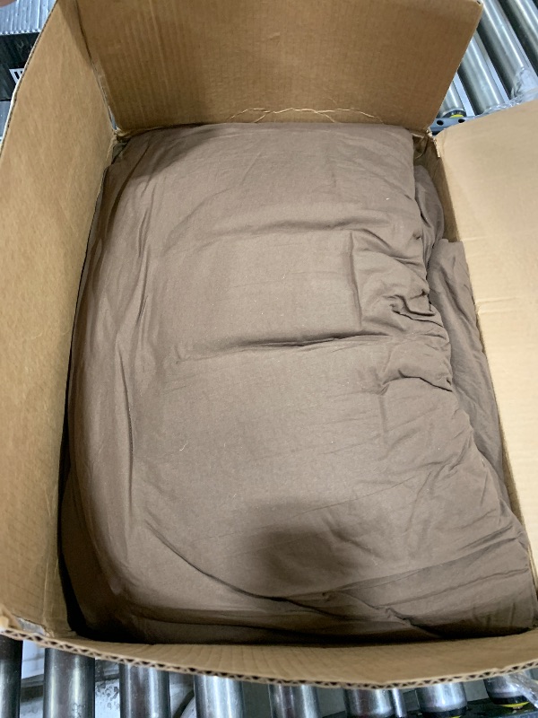 Photo 1 of Litanika Bed in a Bag Queen Beige- 7 Pieces Queen Comforter Set Beddding Comforter Sets, Solid Fluffy Bed Set with Comforter, Sheets, Pillowcases & Shams