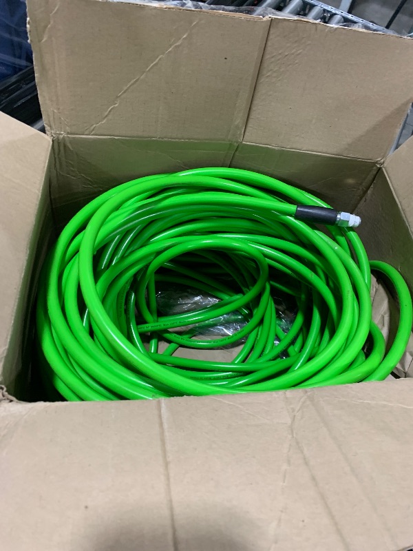 Photo 1 of Tool Daily Sewer Jetter Kit for Pressure Washer 100 FT, Short Power Washer Gun, Drain Cleaner Hose 1/4 Inch NPT, Corner, Rotating and Button Nose Sewer Jetting Nozzle, 3600 PSI