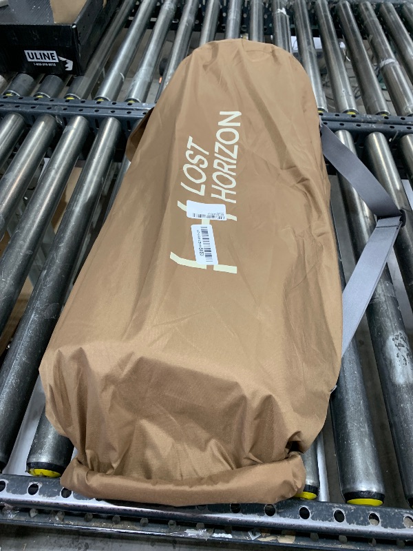 Photo 1 of LOSTHORIZON Air & Foam Camping Mattress, Self-Inflating Sleeping Pad, 3" Thick, with Pump Sack, Slim Single