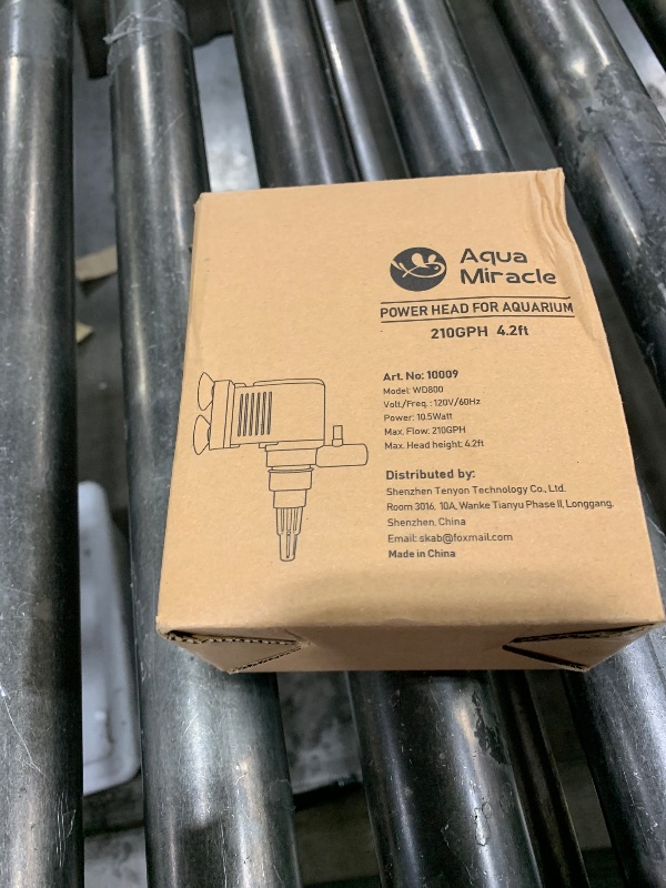 Photo 1 of AquaMiracle Aquarium Powerhead Pump Circulating Water Pump 210 GPH for 40-60 Gallon Aquariums with Aerating Features