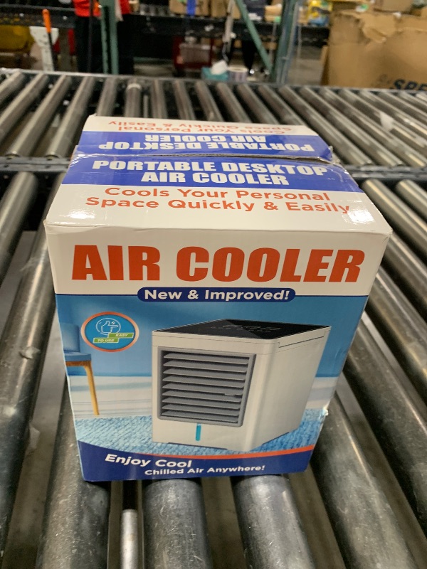 Photo 1 of Portable Air Conditioners, Personal Evaporative Air Cooler with 3 Wind Speeds Touch Screen Small Air Conditioner Fan, Desktop Cooling Fan for Room, Bedroom, Office, Camping