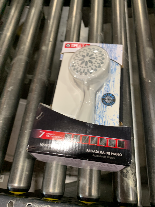 Photo 1 of DELTA FAUCET 75701CWH 7-Setting Hand Shower, White