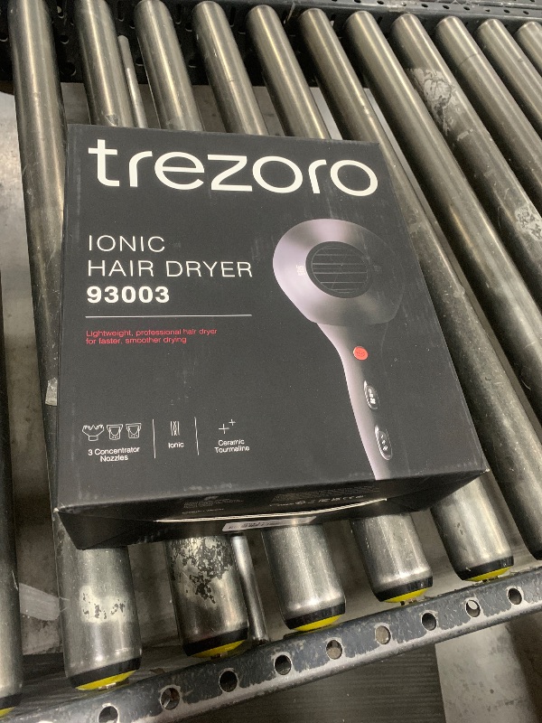 Photo 1 of Diffuser Hair Dryer - Professional Ionic Hair Dryer with Powerful 2200W Motor for Quiet and Fast Drying - Negative Ions Reduce Frizz and Maintain Hair Health - Diffuser Attachment for Curly Hair