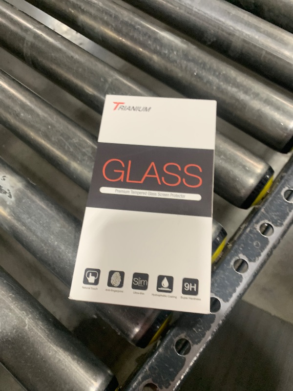 Photo 1 of Trianium (3 Packs) Screen Protector Designed for Apple iPhone 11 Pro Max, iPhone XS Max (6.5" 2018) Premium HD Clarity 0.25mm Tempered Glass Screen Protector Easy Installation Alignment Case (3-Pack)