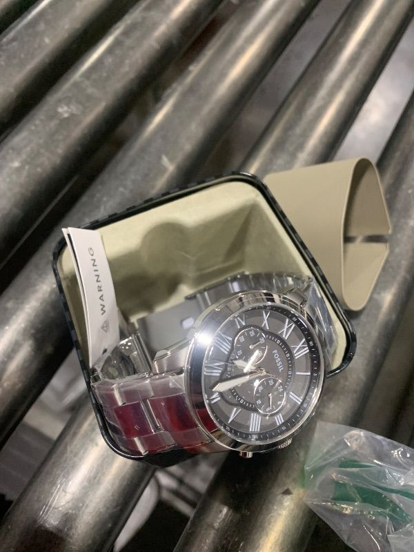 Photo 1 of Men's Fossil Grant Chronograph Watch with Black Dial (Model: Fs4736)
