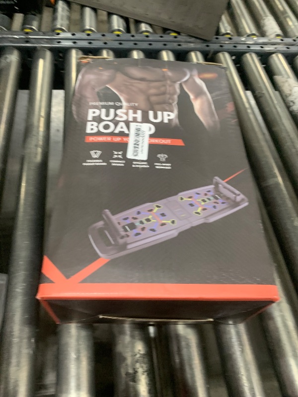 Photo 1 of Push Up Board,Home Gym,Portable Exercise Equipment,Pilates Bar and 20 Fitness Accessories with Resistance Bands and Ab Roller Wheel,Full Body Workout at Home