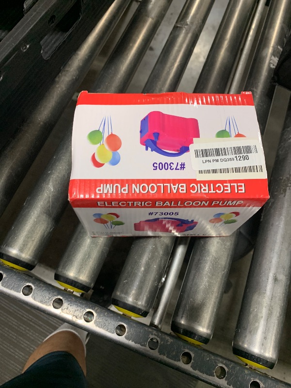 Photo 1 of FLSEPAMB Balloon Pump, Electric Balloon Pump,Portable Dual Nozzles Electric Balloon Air Pump 110V 600W, Electric Balloon Inflator with Tying Tool, Colored Ribbons for Party Decoration