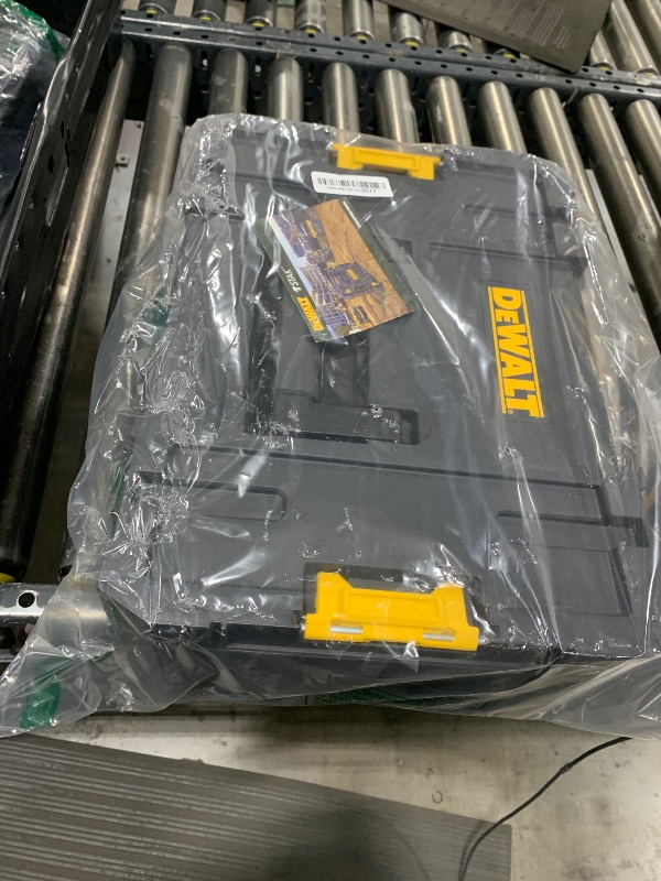 Photo 1 of DEWALT Tool Organizer, TSTAK III, Single Deep Drawer, Heavy Duty Latches, Removable Compartments for Small Tools and Accessories (DWST17803)