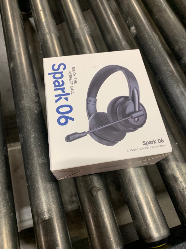 Photo 1 of Wireless Headset with Mic for Work with AI Noise Cancelling Mic for Clear Calls, Bluetooth V5.3 Headphones with Microphone to USB A/C Dongle & Mic Mute for Computer Laptop PC iPhone (Black)