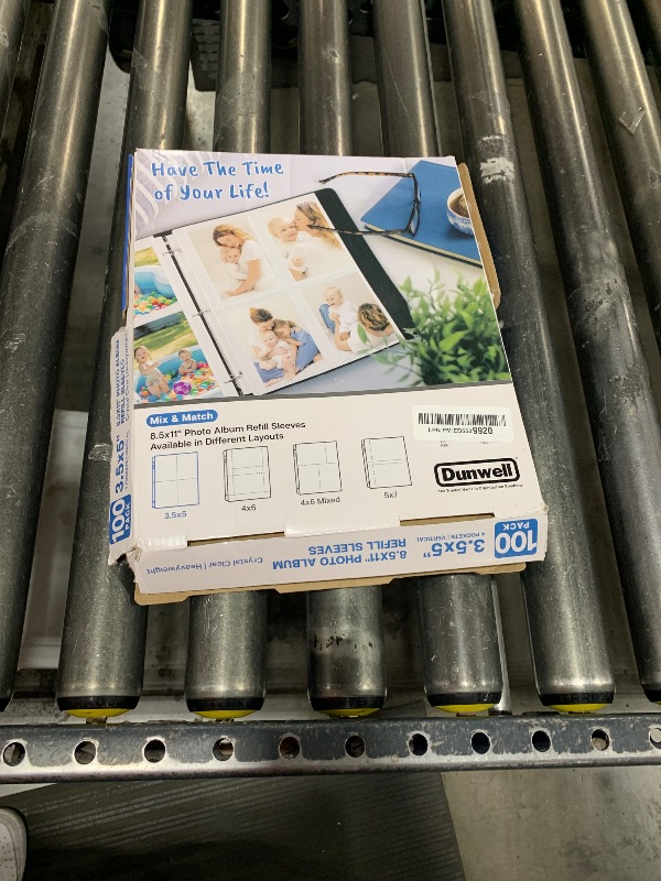 Photo 1 of Dunwell Photo Sleeves for 3-Ring Binder, (3.5x5, 100 Pack) for 800 Pictures, Each Photo Page Holds 8 Pictures or 4 Seed Packets, Acid-Free Poly Plastic 3.5 x 5 Album Refill Pages