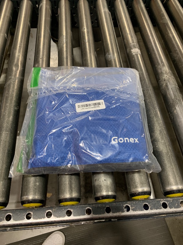 Photo 1 of Gonex 60L Packable Travel Duffle Bag Foldable Duffel Bags for Luggage Gym Sports Camping Travelling Cycling Storage Shopping Water & Tear Resistant Deep Blue