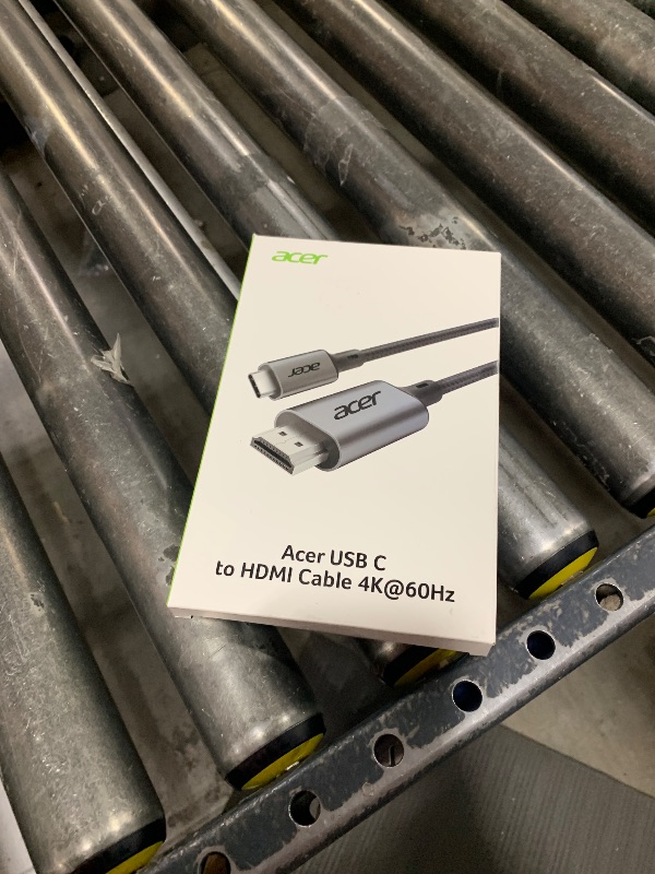 Photo 1 of Acer USB C to HDMI Cable for Home Office 6.6FT (4K@60Hz), High-Speed Type C to HDMI 2.0 Braided Cord, Thunderbolt 4/3 Compatible with MacBook, iPhone 16/15 Pro/Max, iMac, iPad Pro, Galaxy S24, Surface