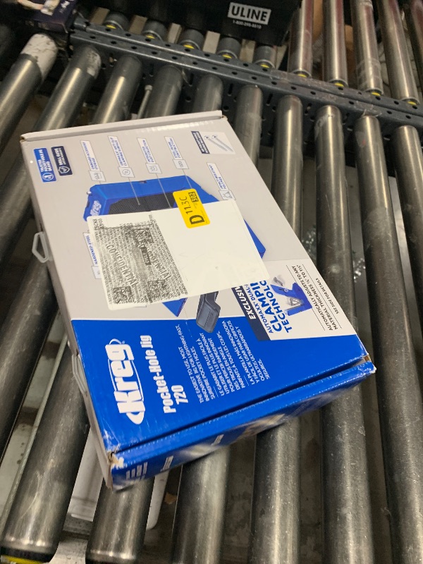 Photo 1 of Kreg KPHJ720 Pocket-Hole Jig 720 - Durable Kreg Pocket-Hole Jig - Easy Clamping & Adjusting - For Materials 1/2" to 1 1/2" Thick
