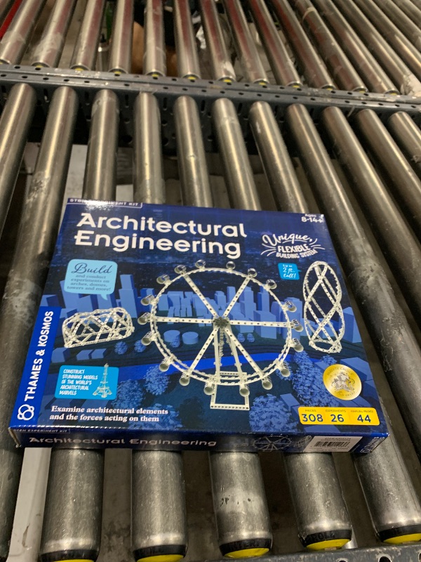 Photo 1 of Thames & Kosmos Architectural Engineering | Science Experiment & Model Building Kit | Build 26 Models of Structures & Structural Elements | A Parents' Choice Gold Award Winner 14.6 Inches