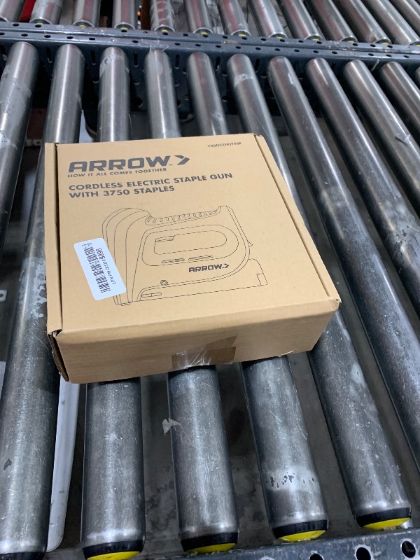Photo 1 of Arrow Cordless Staple Gun Kit, Electric Stapler with 3750 Pieces T50 1/4", 3/8", 1/2" Staples, for Upholstery Professional and DIY Projects, T50DCD
