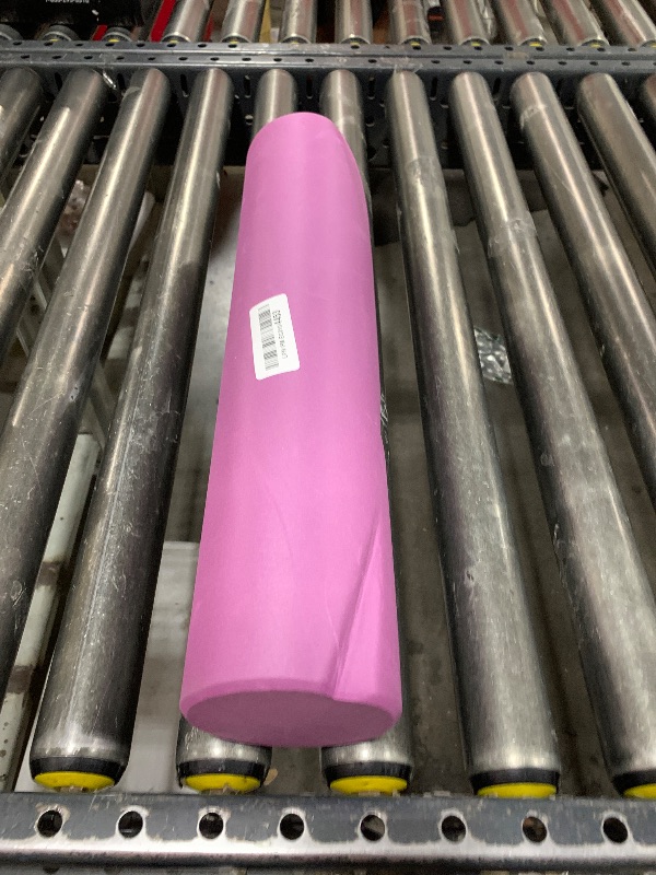 Photo 1 of Small Size Low-Medium Density EVA 4 Inch Foam Roller for Back &Leg Pain; Sore Muscle Recovery; Trigger Point Massage Roller Ø3.75x18inch Physical Therapy; Helps as Spine Cracker Stretcher