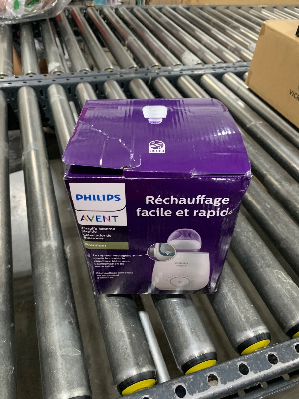 Photo 1 of Philips Avent Premium Fast Bottle Warmer, with Smart Temperature Control, Water Bath Technology, Automatic Shut-Off, Model SCF358