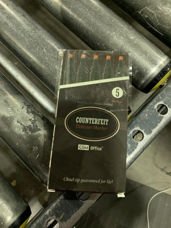 Photo 1 of Counterfeit Money Bill Detector Pens, Markers - Detects Fake Currency - 5 Pack