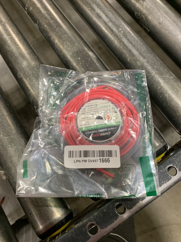 Photo 1 of Chanzon 2:1 Ratio 3/32" (2.5mm) Heat Shrink Tubing 8Ft Roll (2.5M Total Length) Red Polyolefin Sleeving Wrap Shrinking 2 to 1 1pcs