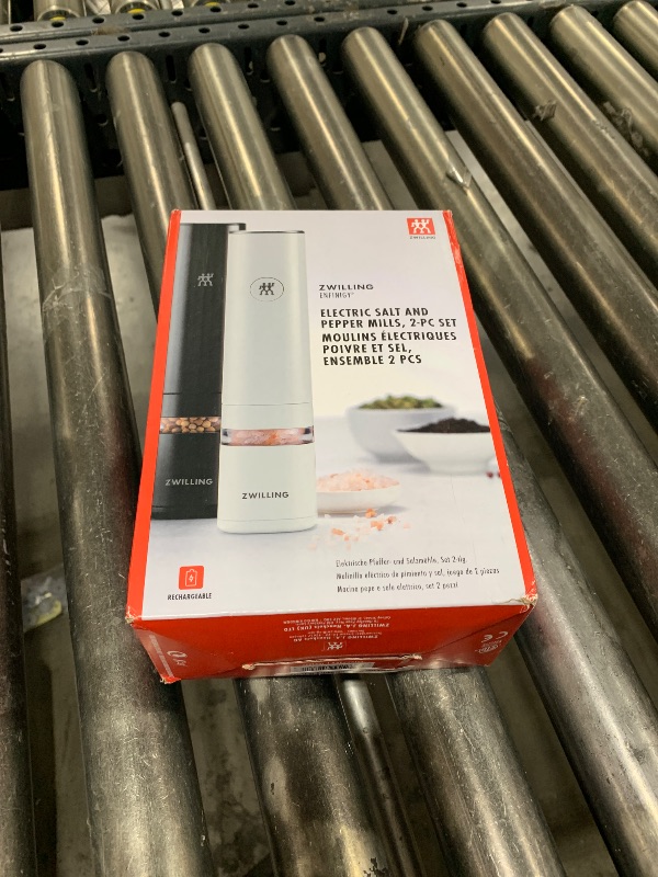 Photo 1 of ZWILLING Enfinigy 2-pc Electric Salt/Pepper Mill Set