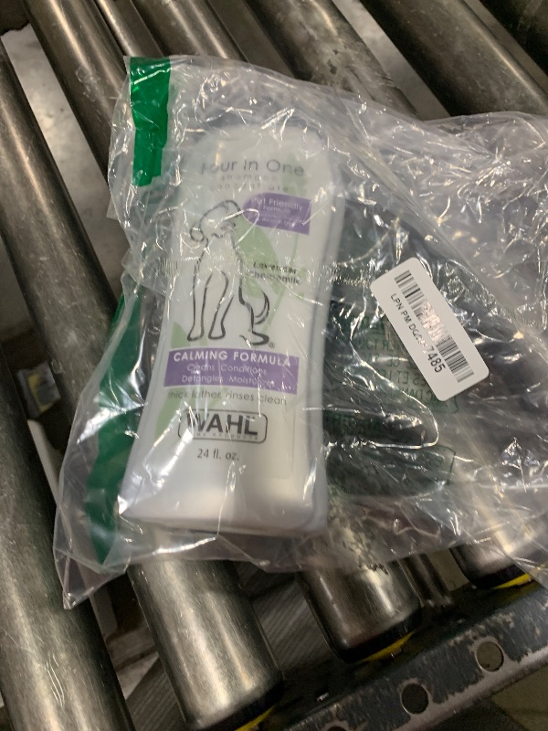 Photo 1 of Wahl USA 4-in-1 Calming Pet Shampoo for Dogs – Cleans, Conditions, Detangles, & Moisturizes with Lavender Chamomile - Pet Friendly Formula - 24 Oz - Model 820000A