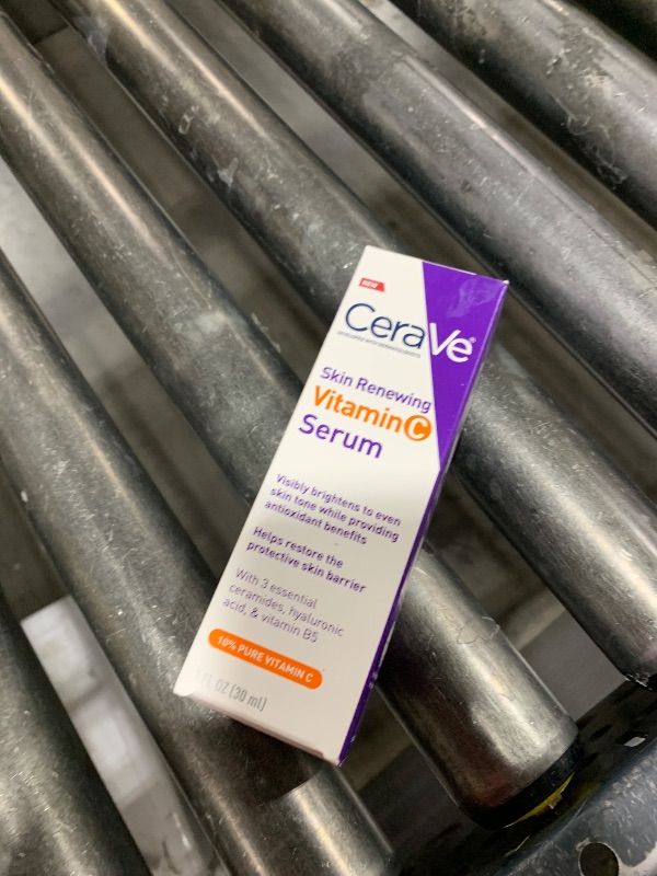 Photo 1 of CeraVe Vitamin C Serum with Hyaluronic Acid, Skin Brightening Serum for Face with 10% Pure Vitamin C, Fragrance Free, 1 Fl. Oz